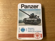 Altes Quartett Kartenspiel Spielkarten ASS Nr 3205/7 Panzer 2. Wahl