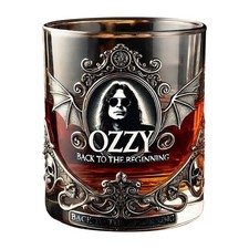 Ozzy Osbourne bottiglia di vetro whisky bottiglia commemorativa per bar casa
