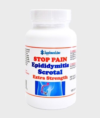 100% POWERFUL HERBS FOR  EPIDIDYMITIS PAIN IN MEN  120 ORGANICS CAPS  - MADE USA