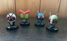 Kamen Rider Mask Collection Set of 4 - V3, Stronger, 1 2