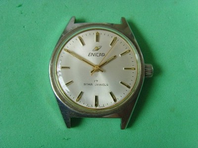 Vintage Swiss ENICAR 17J Manual Watch