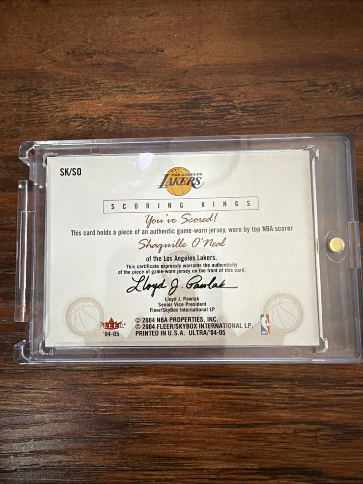 Fleer Ultra Shaquille O’Neal Scoring Kings 2004-05 #SK-SO Foto 2 de 2