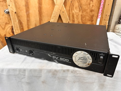 #ad Peavey PV900 Stereo Power Amplifier 300 Watts per Channel $189.99
