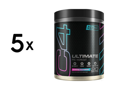 5 x Cellucor C4 Ultimate (496g) Cosmic Rainbow (85,08 EUR/kg)