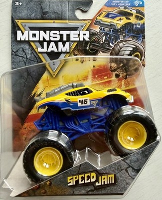 Monster Jam SPEED JAM Monsterized 1:64 Truck Neu Rennwagen Spinmaster