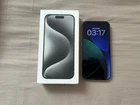 Apple iPhone 15 Pro White Titanium, 128GB, Unlocked, Excellent Condition