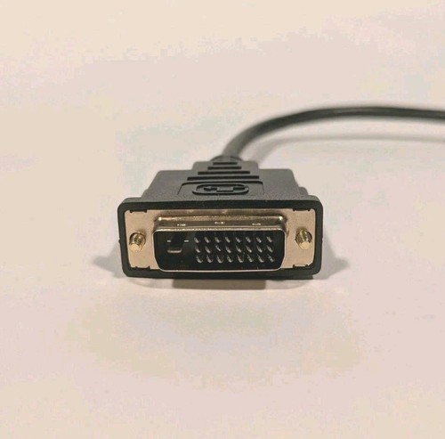Cable Creation HDMI Type-A Female to DVI-I(24+1) Male Cable Black 0.5 ft - Picture 2 of 7
