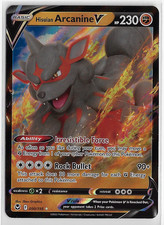 arcanine v pokemon card value Hisuian 090/195- Silver Tempest - Ultra Rare Colorless Combustion (40) Weakness Water +20 Retreat Cost Hisuian Arcanine V #90 Prices