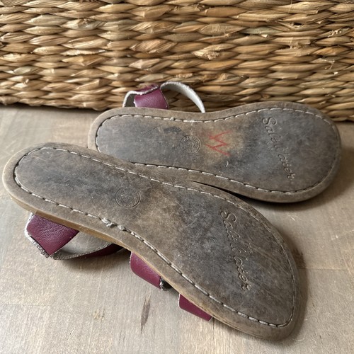 Salzwasser Hoyway Original große Kinder Größe 3 weinrot Sandalen Mädchen Fischer - Bild 7 von 7