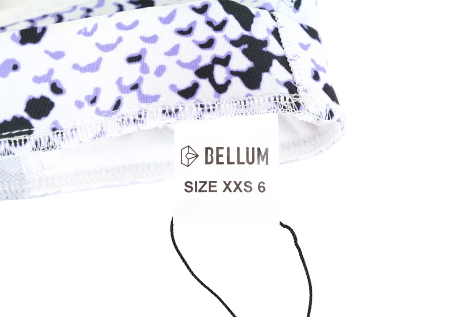 Bellum 2XS Viola Sport Reggiseno Donna con Motivo Palestra Stretch senza Maniche - Immagine 4 di 4