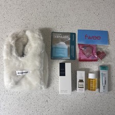 K-Beauty Skincare Set - TIRTIR  Ma:nyo  VT Fwee Plus White Faux Fur Bag Purse