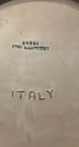 Hot Plate Ceramic Italy Hand Painted Wall Kitchen Decor  SET OF 2 Hanging, ITALY - Picture 3 of 3