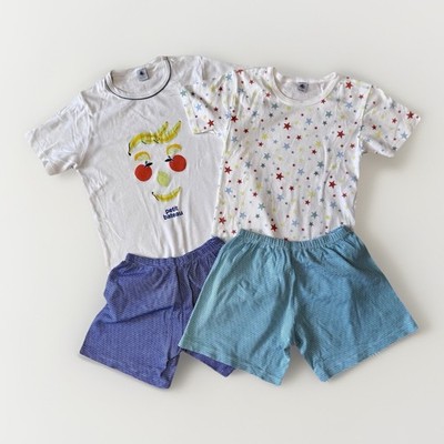 Petit Bateau Sommer Pyjama Set 100% Baumwolle Gr. 152 12ans