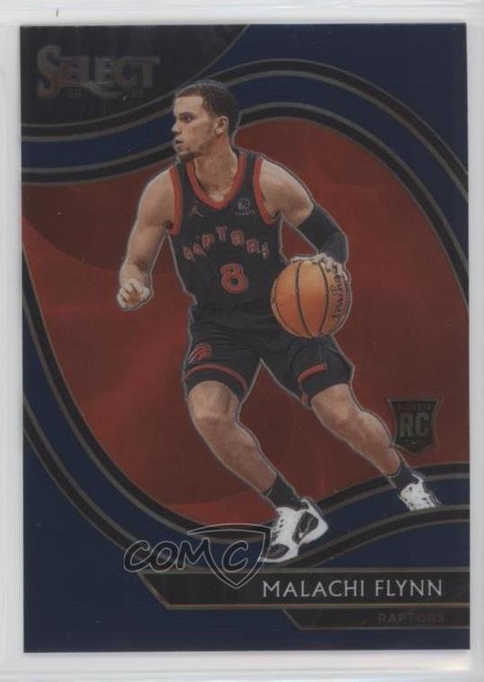 2020-21 Panini Select Courtside Retail Blue Malachi Flynn #272 0nl0