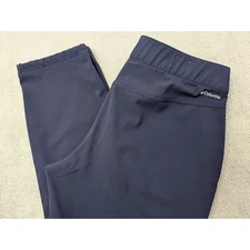 Columbia Women's Size 16 Blue Pull On Ankle Pants Hiking Travel Activewear