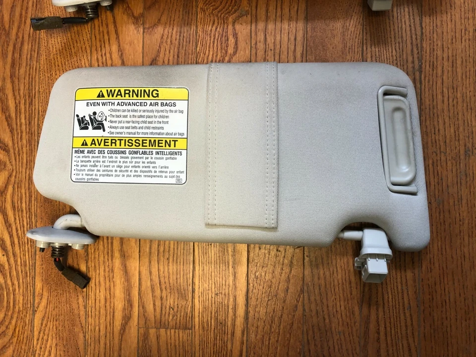 2010-2014 SUBARU OUTBACK LEGACY OEM Driver & Passenger Sun Visor Set Gray Cloth Foto 4 de 4