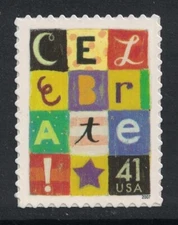 Scott 4196- Celebrate!- MNH (S/A) 41c 2007- mint unused stamp