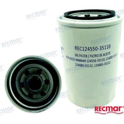 Recmar Yanmar Oil Filter #REC124550-35110