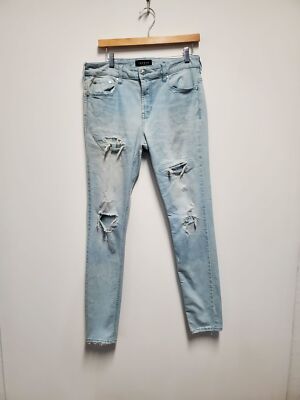 Pacsun Stacked Skinny Active Stretch Light Wash Jeans 30x30