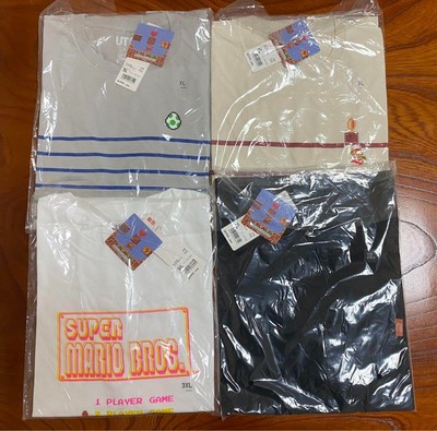 Sonic ×Super Mario Collaboration T-Shirt 4 Set Size XL & 3XL
