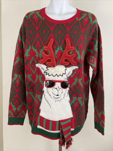 Men's HOLIDAY TIME Llama Reindeer \