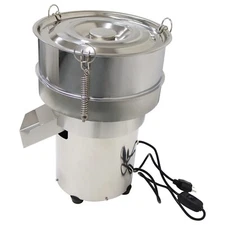 11.8" Electric Vortex Shaker with 60 Mesh Screen Grain Industrial Sieve 200W