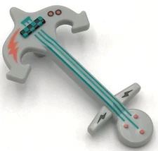 Lego New Minifigure Utensil Musical Instrument Guitar Electric Anchor