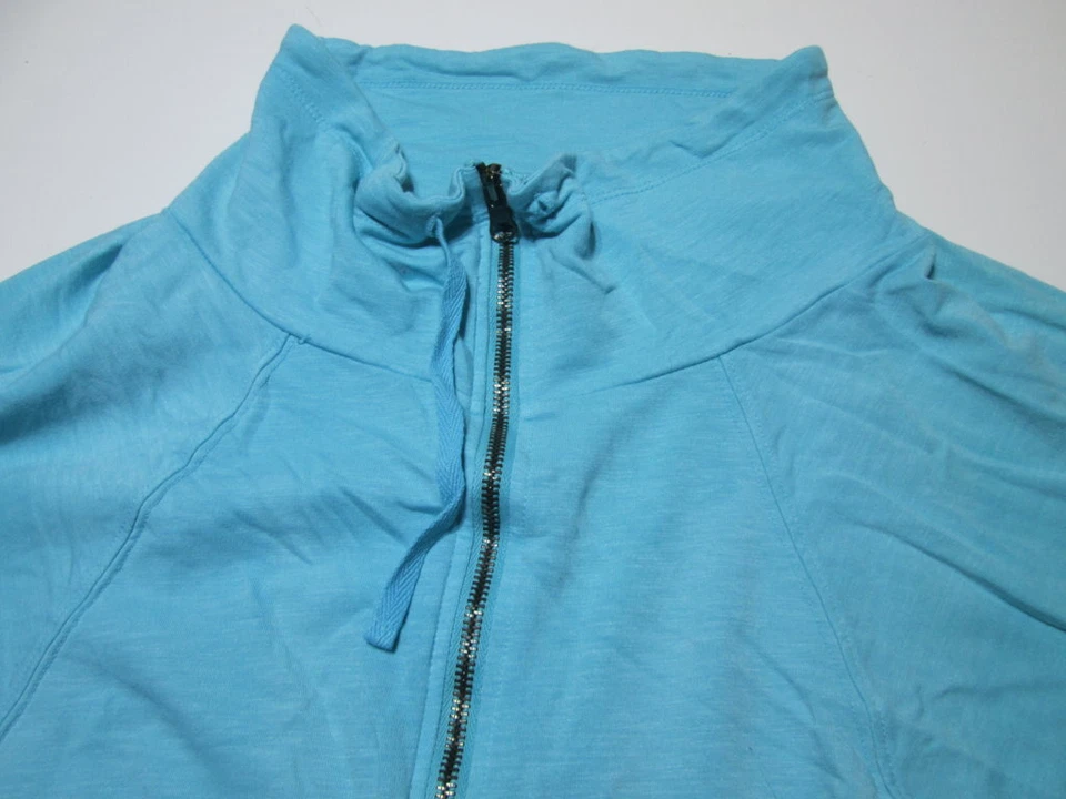 Chaqueta básica azul Fresh Produce para mujer talla L Foto 3 de 4