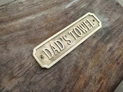 Customized classic brass signs - Nautical signs and plaques - Heavy duty 3D - Picture 4 of 5