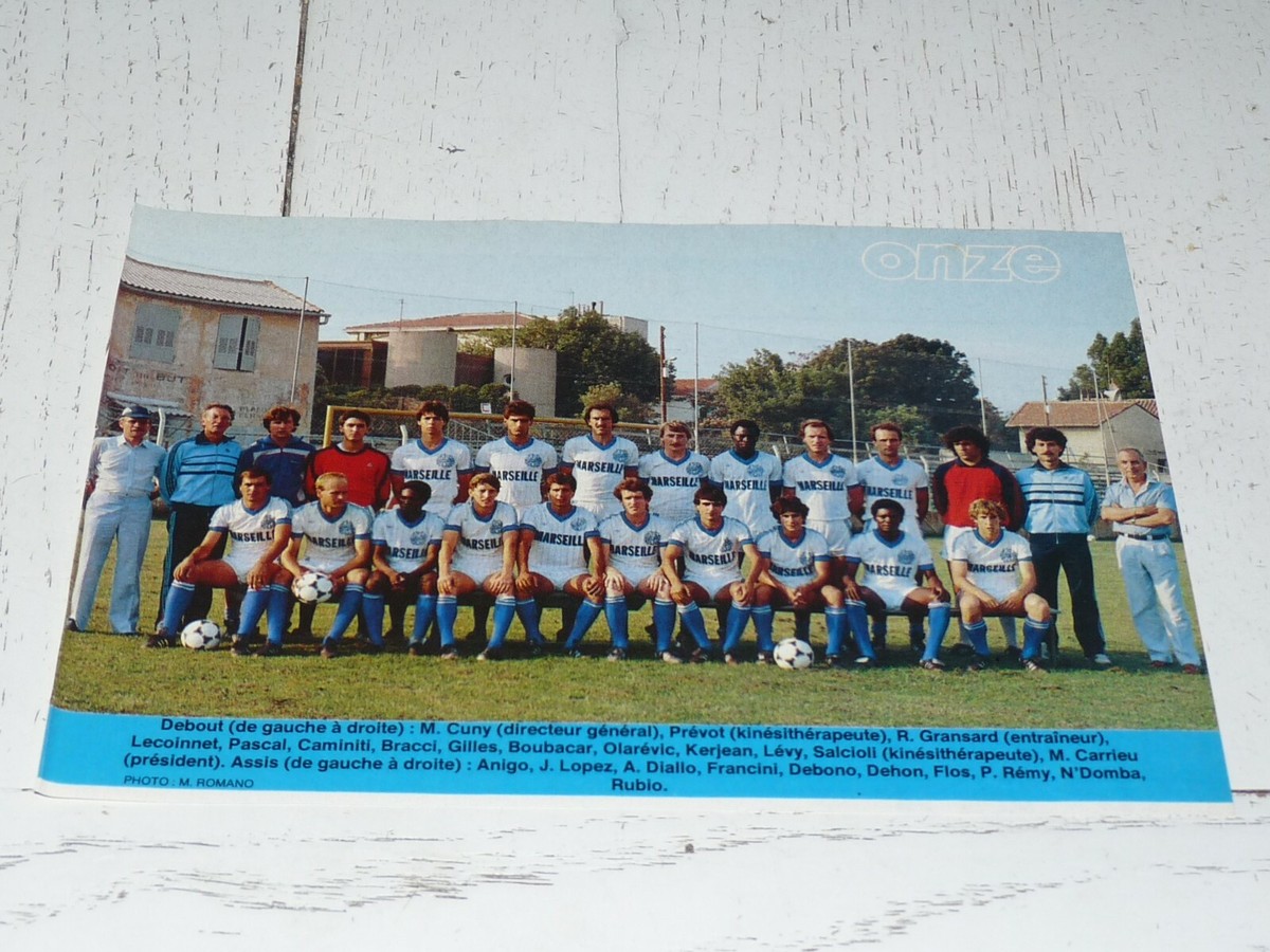 PHOTO POSTER EQUIPE OM OLYMPIQUE DE MARSEILLE