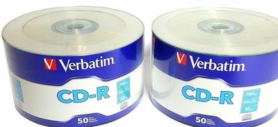 Verbatim CD-R 700 MB Vinyl blanco cd's 52x, 10 stuks