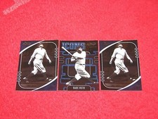 BABE RUTH NEW YORK YANKEES HOF 2021 ABSOLUTE BASE AND ICONS LOT OF 3 (SR1)