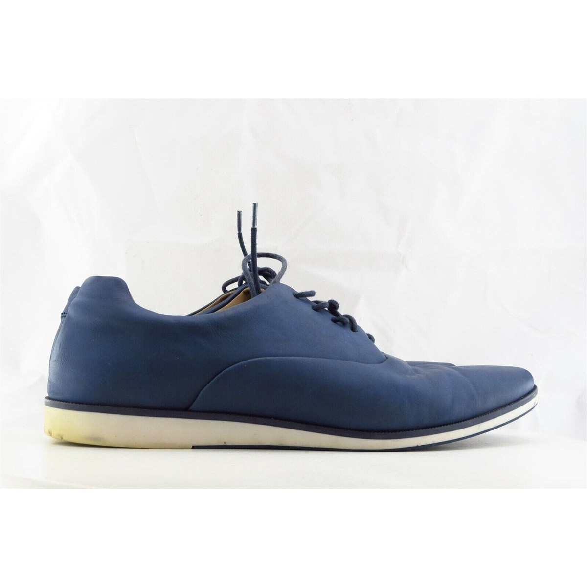 Zara mens shoes (blue) Zara Men 43 Oxfords Blue Synthetic Lace Up Sneaker Shoes Men  main image 4