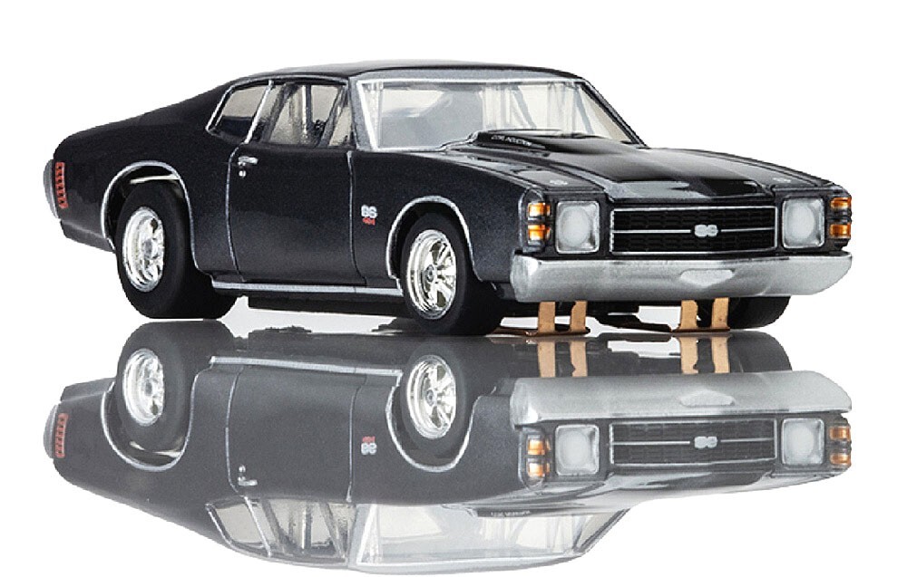 AFX Mega G+ 1972 Chevelle SS454 Clear Series HO Slot Car #22087 with Free Shipping