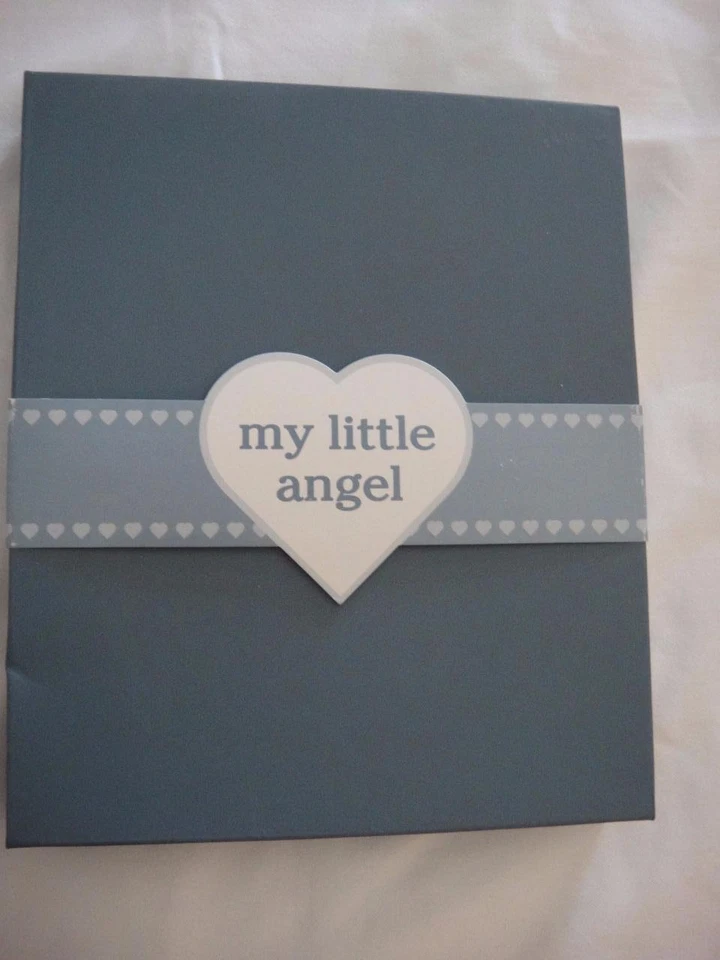 Marco de fotos Reed & Barton My Little Angel plateado con arco rosa 7005817 Foto 3 de 4