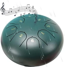 Rain Drum for Outside Garden,Chakra Drum for Rain Outdoor Rain Chime Waterproof.