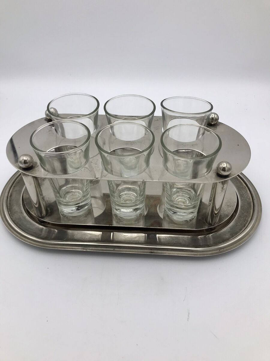 Vintage Mid-Century Silver Plated Cordials Vintage Mid-Century Silver Plated Cordials