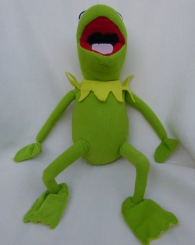 MUPPETS SESAME STREET VINTAGE KERMIT PLUSH TOY FROG - 42cm