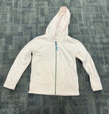 Girls JCREW Crewcuts Light Pink Zip Up Hoodie. Size 4-5