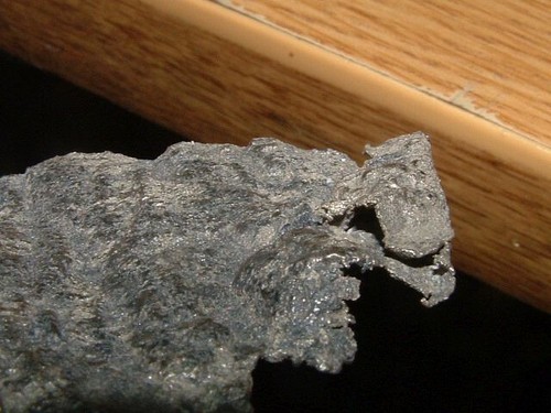 RAW NATIVE SILVER LEAF & BORNITE SPECIMEN 418 GRAMS SABINA MINE ZACATECA MEXICO - Picture 10 of 10