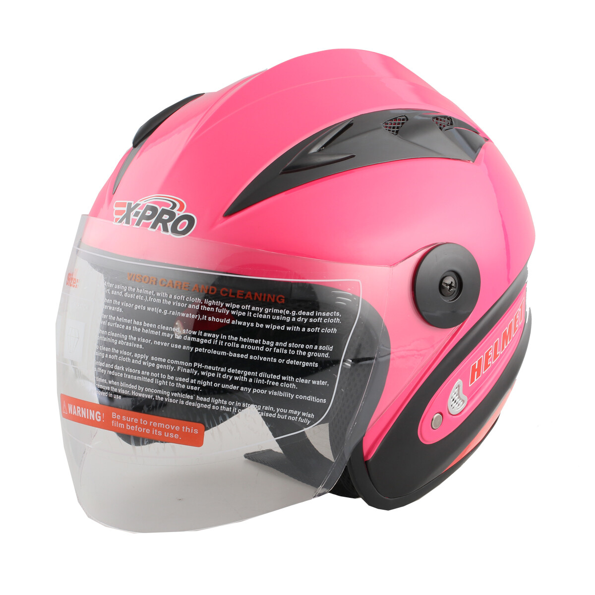 X-PRO Open Face Helmet Motorcycle Adult Helmets DOT Approved Half