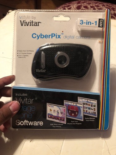 Appareil photo numérique compact VIVITAR ViviCam VT137 noir Pas Cher