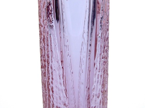 Vase texturé 25 cm vintage XXème Murano OVNI vendu Alexandrite couleur changeante