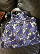Gorgeous Clean Pre-owned Ju-Ju-Be BFF Diaper Bag, Purple Leaf Print - JuJuBe