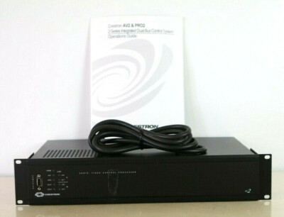 Crestron AV2 Audio Video Control Processor With Manual and C2enet-2 A382