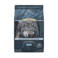 Blue Buffalo Wilderness High Protein Natural Dog Food 24 lb Chicken Recipe