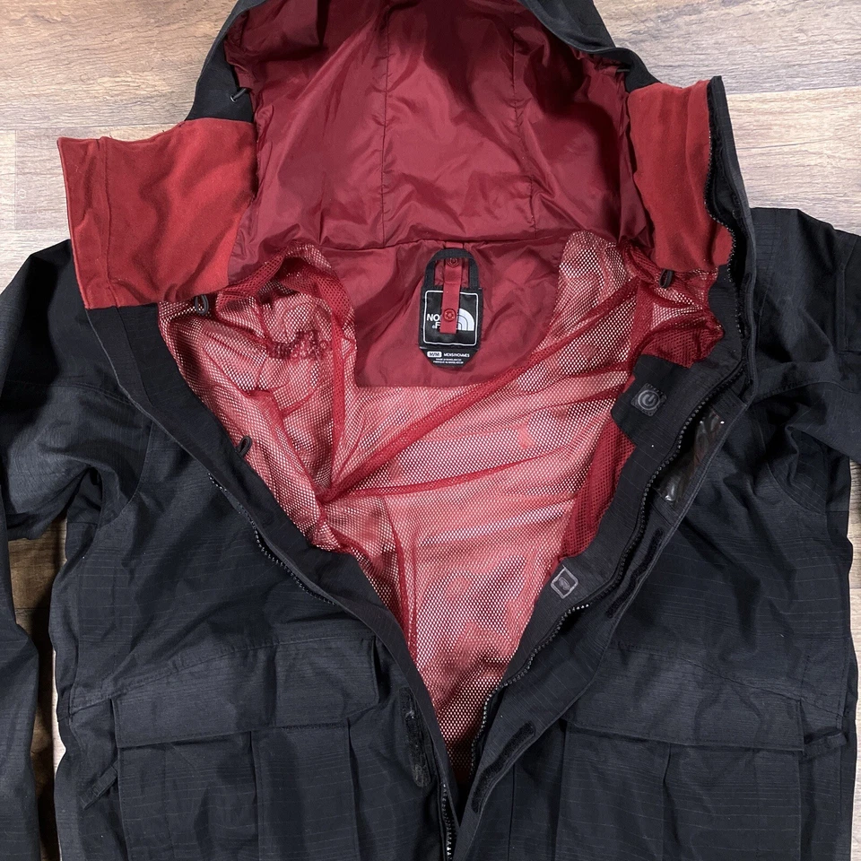 Chaqueta North Face Para Hombre Gris Medio Forrada Hyvent Con Capucha Exterior Invierno Senderismo Foto 4 de 4