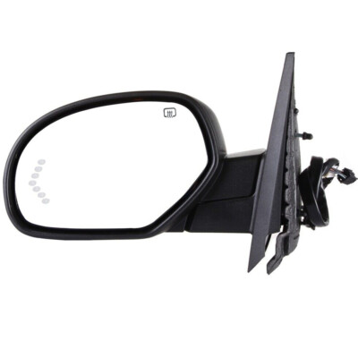 Power Fold Heated Puddle Light Textured Driver Side Mirror For GMC Yukon 2007-13