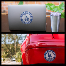Los Angeles Dodgers Vinyl Indoor Sticker or Car Decal NEW
