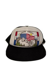 Vintage 80 s SOUTH DAKOTA Mount Rushmore Snapback Trucker Hat